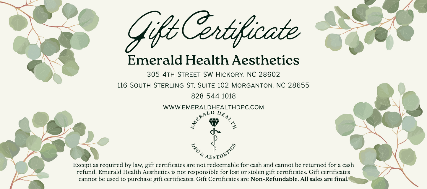 Emerald Health Aesthetics Gift Certificate