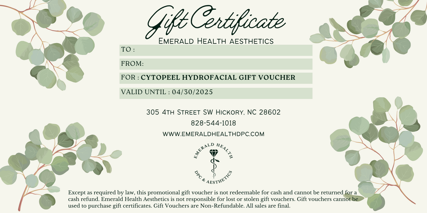AESTHETIC MEMBERS ONLY- Cytopeel Hydrofacial Gift Voucher