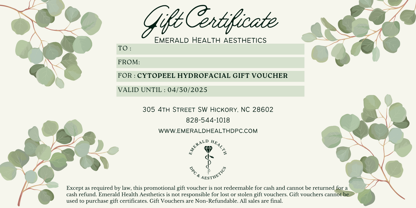 Cytopeel Hydrofacial Gift Voucher